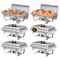 Electric Chafing Dish Buffet Set 8QT Stainless Steel Food Warmer For Catering 0