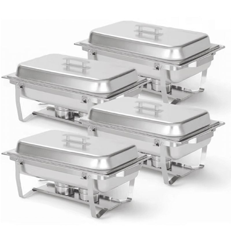 Electric Chafing Dish Buffet Set 8QT Stainless Steel Food Warmer For Catering 1