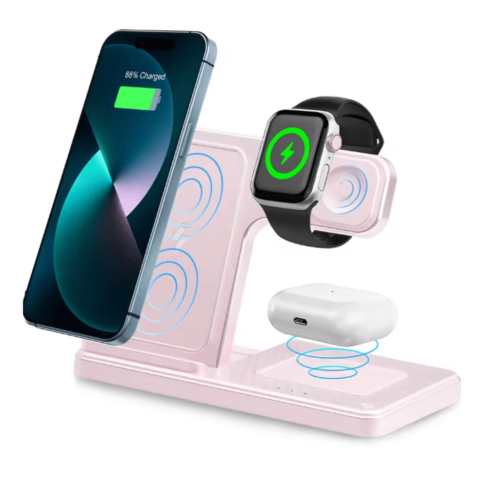 3 In 1 Wireless Charging Station Magnetic Fast Charging Foldable Charger 7