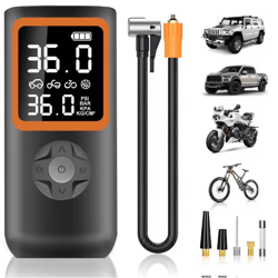 wireless tire inflator pump 150psi portable air compressor with digital display