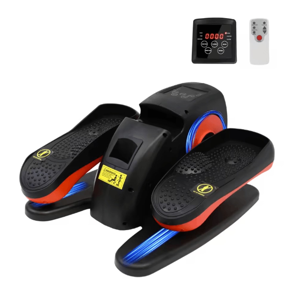 Under Desk Elliptical Exerciser With Remote Control Quiet Pedal Trainer 0