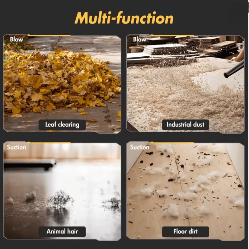 Cordless Leaf Blower 21V Portable Lawn And Debris Cleaner With Battery 1