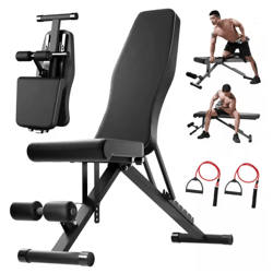adjustable weight bench foldable strength training bench for full body workout