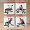 Adjustable Weight Bench Foldable Strength Training Bench For Full Body Workout 3