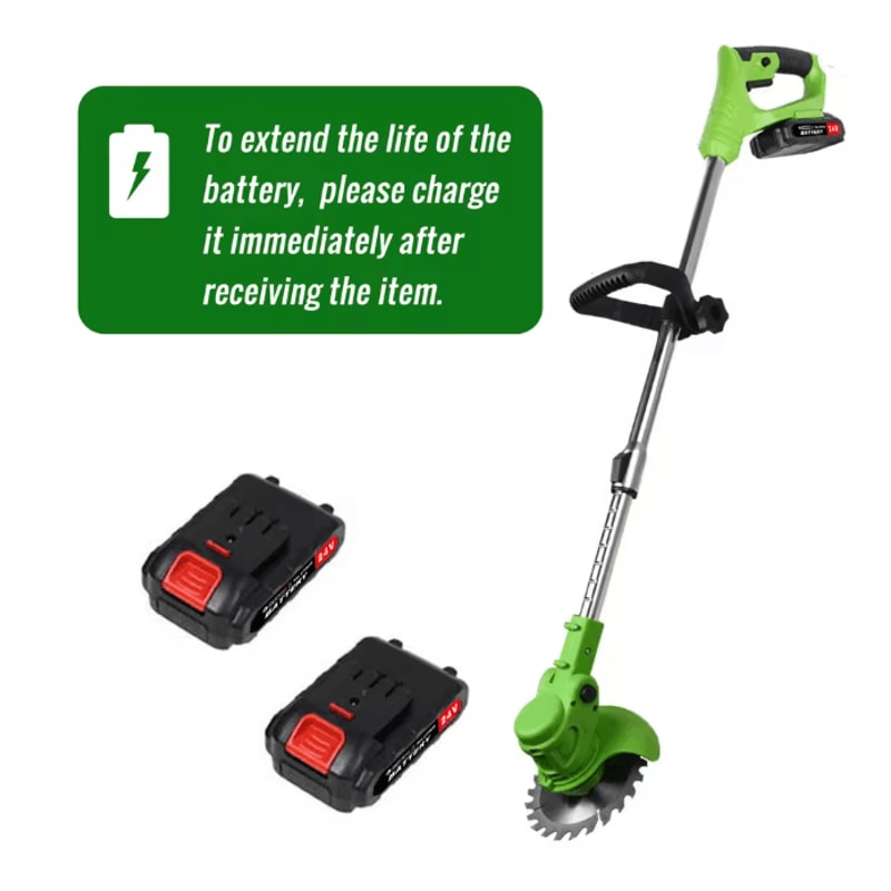 Cordless Weed Trimmer 2 In 1 Electric Grass Trimmer Brushless Lawn Cutter 2