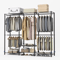 Heavy Duty Clothes Rack Storage Organizer Freestanding Wardrobe Hanging Rack 0