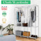 Portable Closet Wardrobe Organizer Storage Rack With Fabric Cover 1