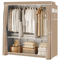 Portable Closet Wardrobe Organizer Storage Rack With Fabric Cover 8