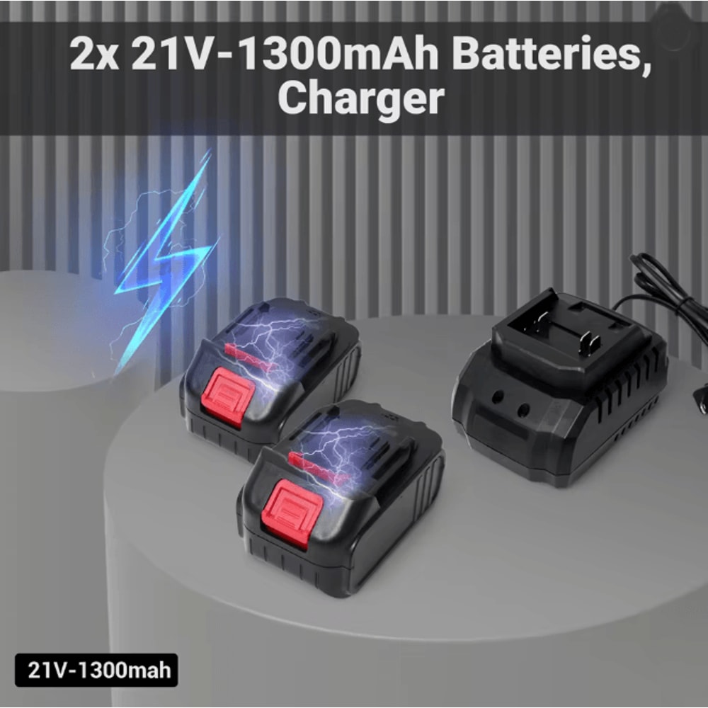 Cordless Angle Grinder Brushless Power Tool Kit With Dual Batteries 2