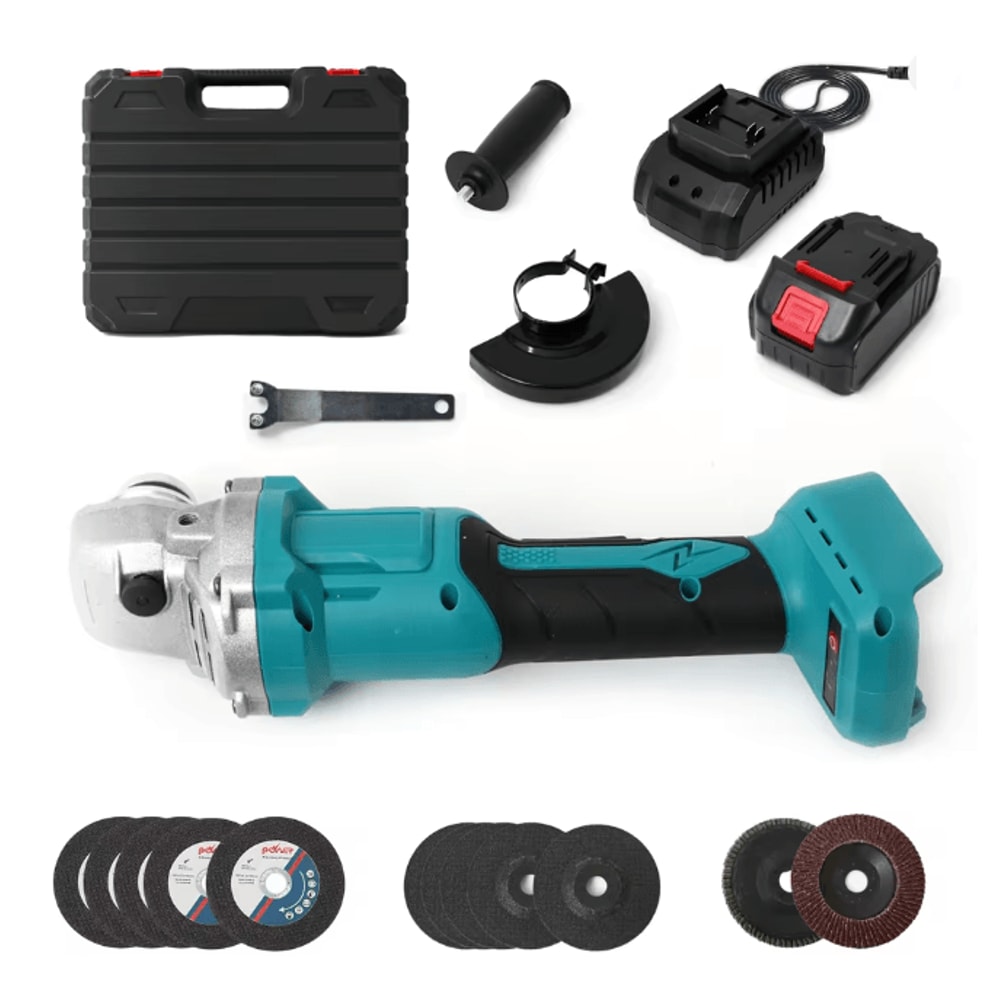 Cordless Angle Grinder Brushless Power Tool Kit With Dual Batteries 5