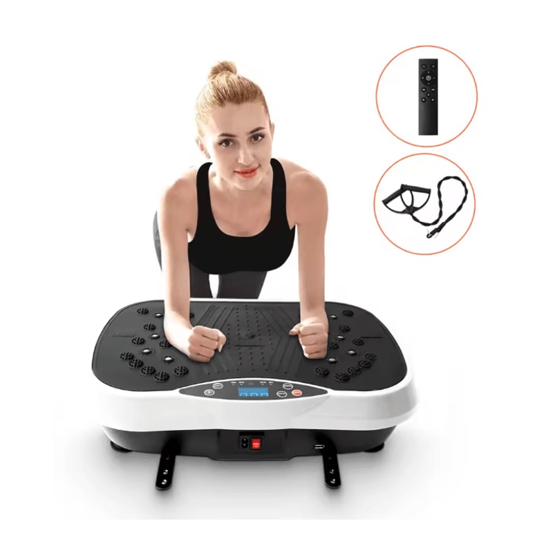 Vibration Plate Exercise Machine Portable Full Body Fitness Trainer 5