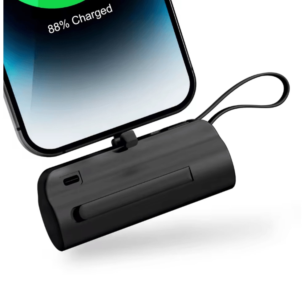 Mini Power Bank Portable USB C Phone Charger Compact Capsule Battery Pack 4