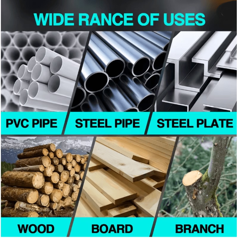 Cordless Reciprocating Saw 21V High Speed Power Cutter With Dual Batteries 4