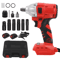 High Torque Cordless Impact Wrench Brushless 20V Power Tool With Batteries 0