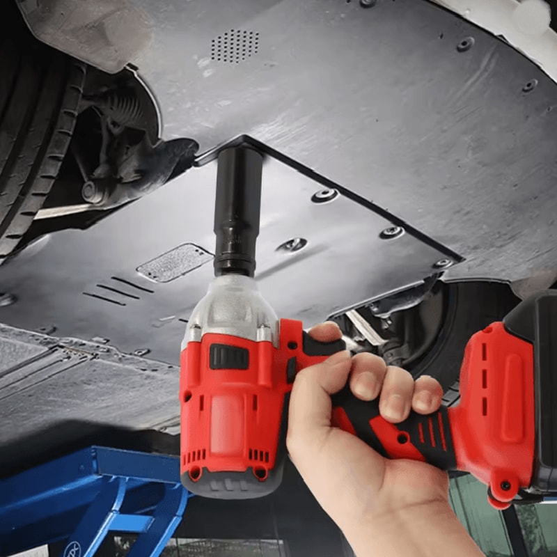 High Torque Cordless Impact Wrench Brushless 20V Power Tool With Batteries 1