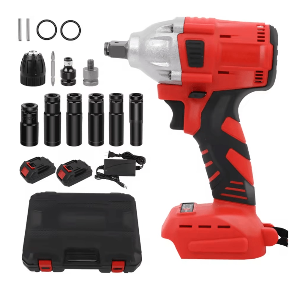High Torque Cordless Impact Wrench Brushless 20V Power Tool With Batteries 5