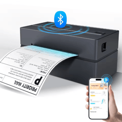 portable thermal label printer 4x6 inkless shipping label printer for small business