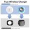 3 In 1 Magnetic Wireless Charging Station Fast Charger For IPhone Watch And AirPods 4