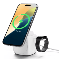 3 in 1 magnetic wireless charging station foldable fast charger for iphone