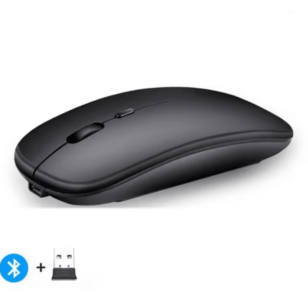 Silent Dual Mode Rechargeable Wireless Mouse For Laptop And PC 3