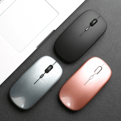 silent bluetooth wireless mouse for laptop tablet and pc