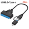 SATA To USB Adapter Cable For External HDD And SSD Drives 5