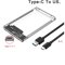 Transparent External Hard Drive Enclosure For 25 Inch SSD And HDD 5