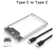Transparent External Hard Drive Enclosure For 25 Inch SSD And HDD 6
