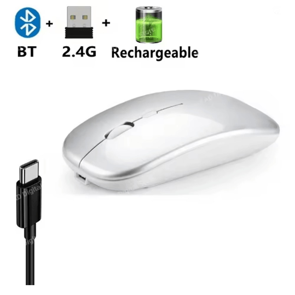 Slim Wireless Bluetooth Mouse For Laptop Desktop And IPad 2
