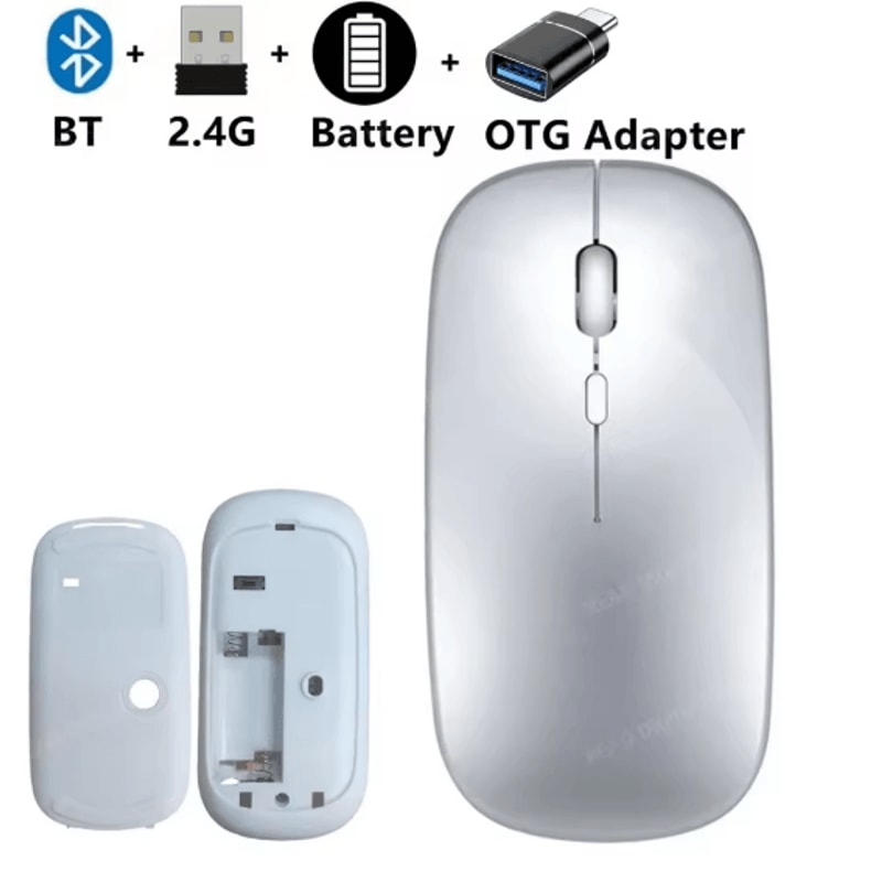 Slim Wireless Bluetooth Mouse For Laptop Desktop And IPad 11