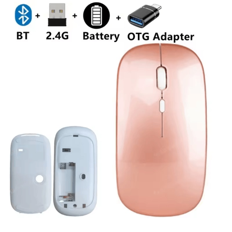 Slim Wireless Bluetooth Mouse For Laptop Desktop And IPad 13