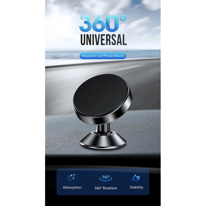 Universal Magnetic Car Phone Holder For Dashboard And Wall Mount 1