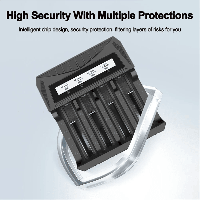 Intelligent LCD Battery Charger For 18650 AA And AAA Batteries 1