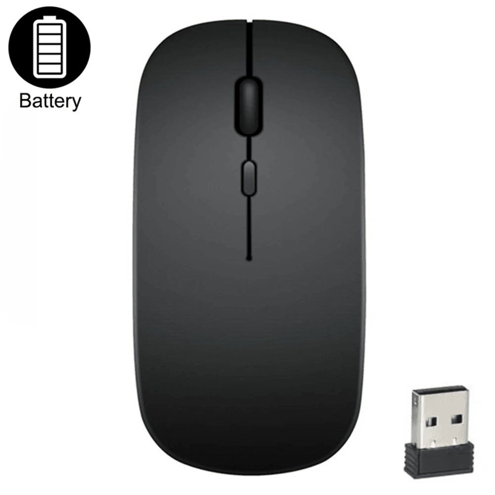 Slim Wireless Mouse With USB Receiver For PC And Laptop 3