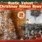 Velvet Christmas Bow Set For Tree And Holiday Decor 0