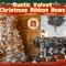 Velvet Christmas Bow Set For Tree And Holiday Decor 0