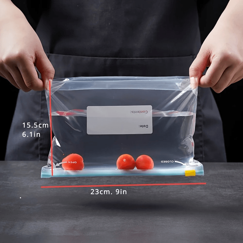 Leak Proof Reusable Freezer Storage Bags With Zipper Seal 2