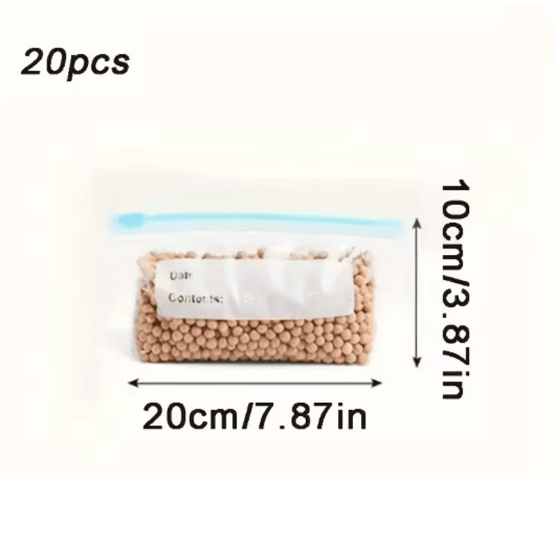 Leak Proof Reusable Freezer Storage Bags With Zipper Seal 3