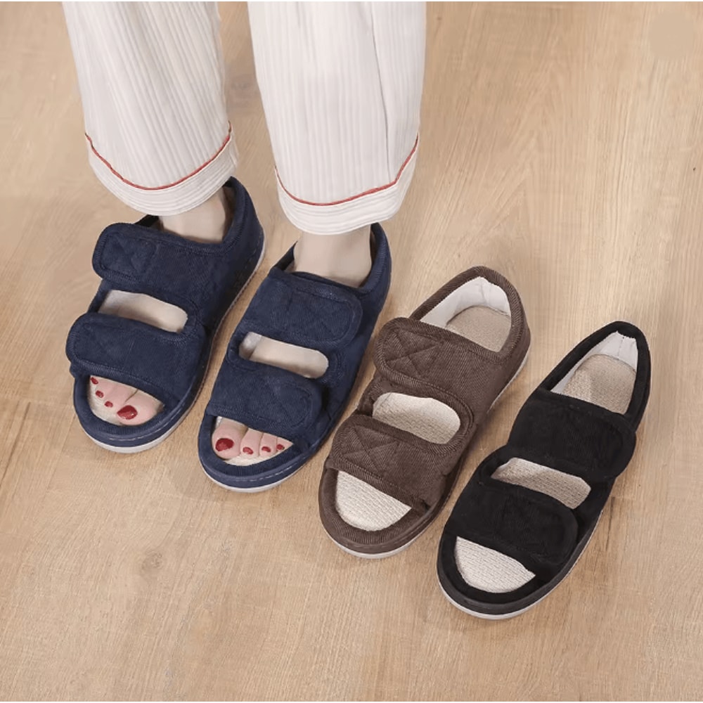 ComfortStride Diabetic Orthopedic Sandals Breathable Adjustable Footwear 0