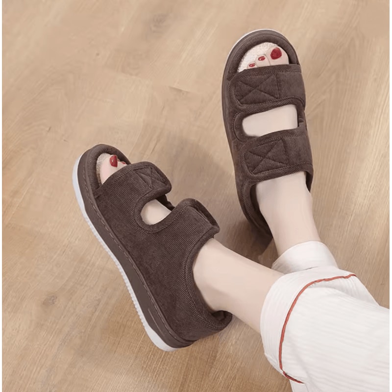 ComfortStride Diabetic Orthopedic Sandals Breathable Adjustable Footwear 1