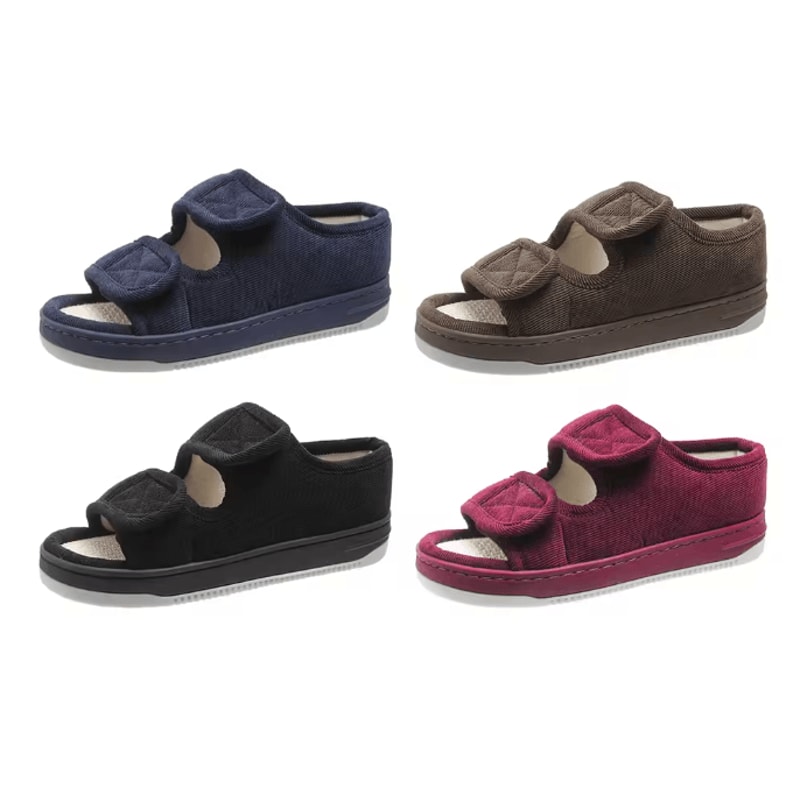 ComfortStride Diabetic Orthopedic Sandals Breathable Adjustable Footwear 2