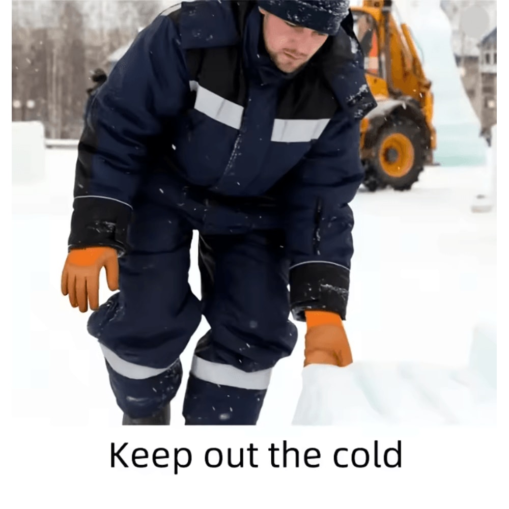 FrostGuard Waterproof Winter Work Gloves 10 Pair Set Cold Weather Protection 3