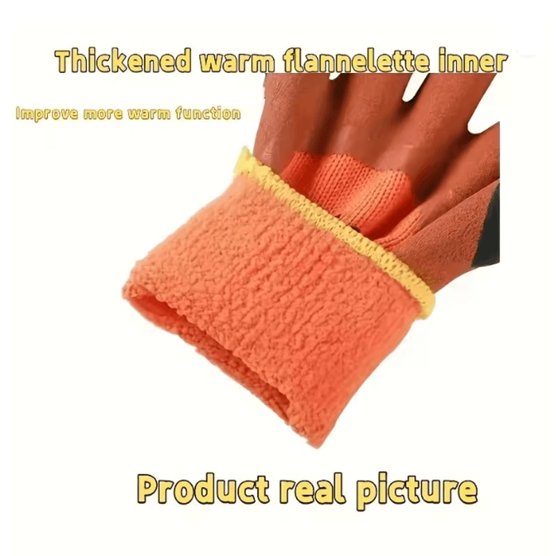 FrostGuard Waterproof Winter Work Gloves 10 Pair Set Cold Weather Protection 4