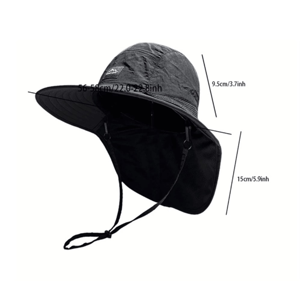 SunShield Outdoor Fisherman Hat Wide Brim Sun Protection For Men And Women 1