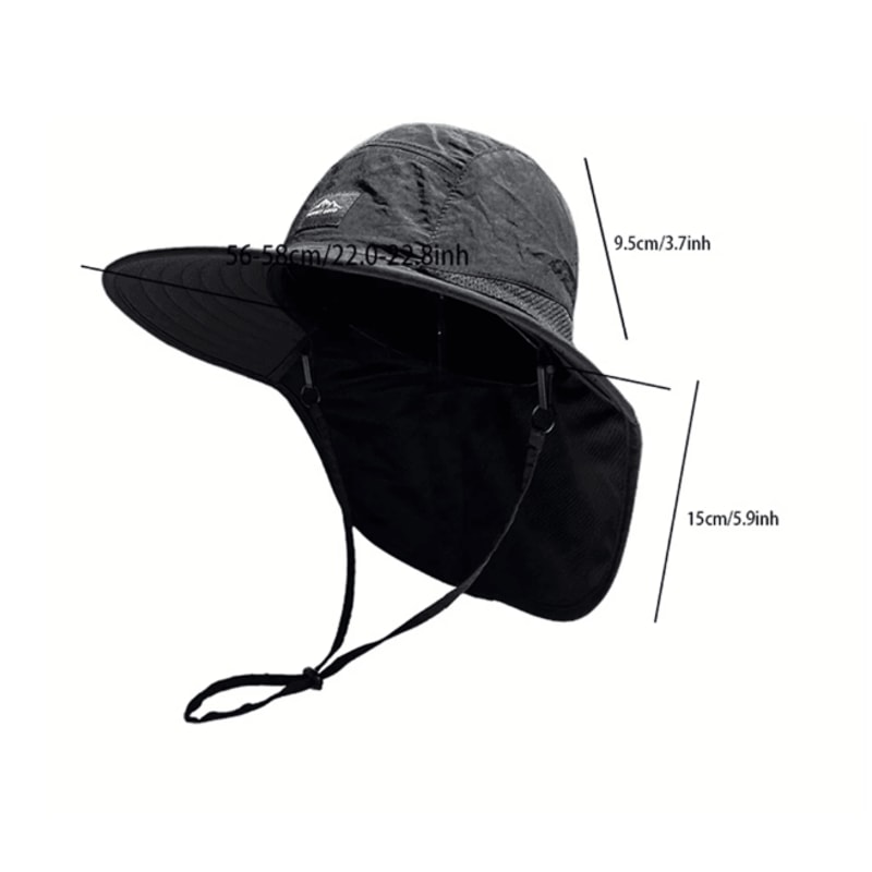 SunShield Outdoor Fisherman Hat Wide Brim Sun Protection For Men And Women 1
