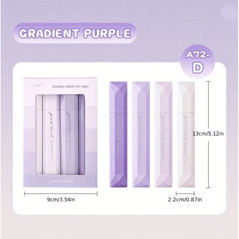 StickEase Dot Glue Tape Pens Double Sided Traceless Adhesive 4 Pack 1