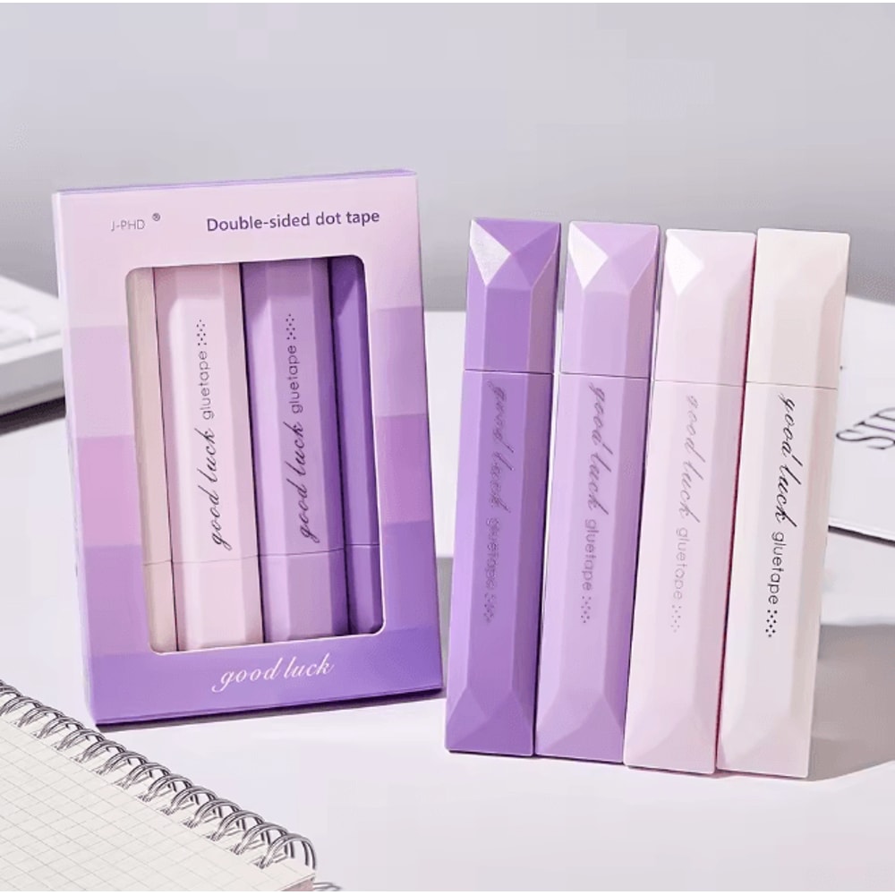 StickEase Dot Glue Tape Pens Double Sided Traceless Adhesive 4 Pack 5