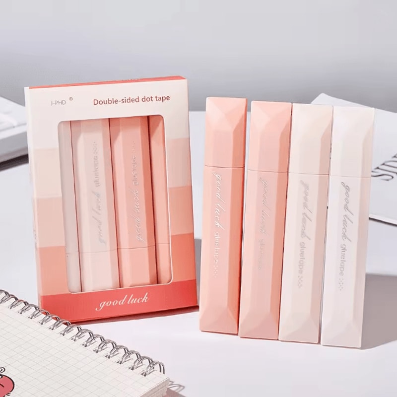 StickEase Dot Glue Tape Pens Double Sided Traceless Adhesive 4 Pack 6