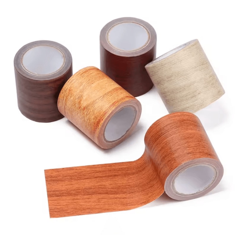 WoodTrim Self Adhesive Skirting Tape Wood Grain Wall And Floor Repair Strip 5M 0