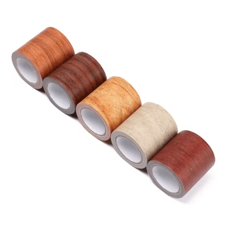 WoodTrim Self Adhesive Skirting Tape Wood Grain Wall And Floor Repair Strip 5M 3